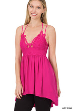 Load image into Gallery viewer, PLUS CROCHET LACE CAMI
