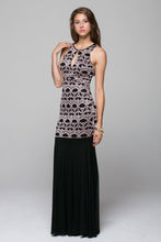 Load image into Gallery viewer, FRONT KEYHOLE LACE MERMAID DRESS
