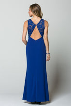 Load image into Gallery viewer, BLACK SOLID COLOR LACE PANELED TANK DRESS
