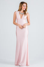 Load image into Gallery viewer, ROUCHED V-NECK GOWN
