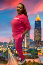 Load image into Gallery viewer, PLUS DROP SHOULDER TOP AND JOGGER PANTS SET-GOD IS THE GREATEST
