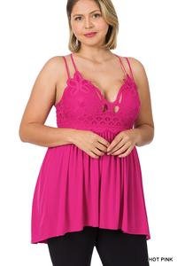 PLUS CHROCHET CAMI